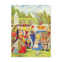 Alice & The Queen Post Card