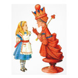 Alice & The Red Queen Personalized Letterhead