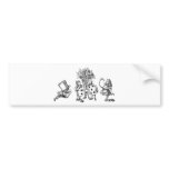 Alice & the Wonderland Gang in Black & White