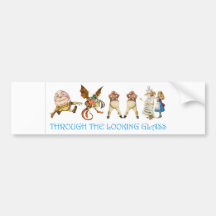 ALICE THROUGH THE LOOKING GLASS BUMPER STICKERS