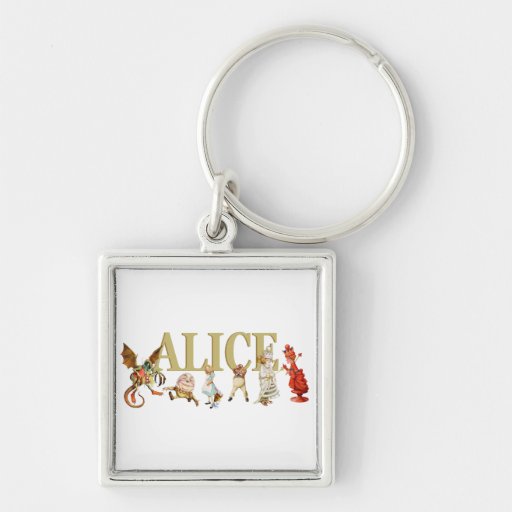 Alice Through the Looking Glass Key Chains