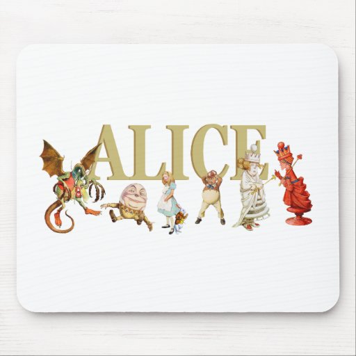 Alice Through the Looking Glass Mouse Pad