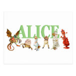 Alice Through the Looking Glass Post Card
