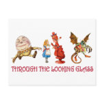 ALICE THROUGH THE LOOKING GLASS postcards
