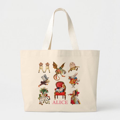Alice Through the Looking Glass Tote Bag