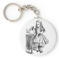 Alice with "Drink Me" Bottle Keychain
