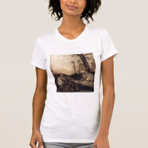 Alice With White Rabbit Tshirt