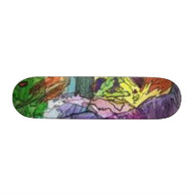 Alice's Abstract Mind - Customized Custom Skate Board