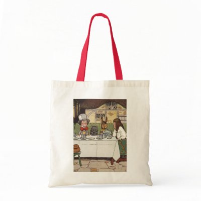 Alice's Adventures in Wonderland Tote Bags by MyOtherPlanet