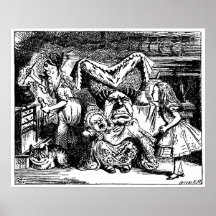 Alice's Adventures in Wonderland Illustration Posters