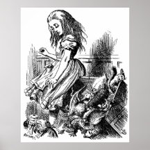 Alice's Adventures in Wonderland Illustration Posters