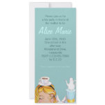 Alice's Tea Party Baby or Bridal Shower Blue