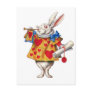 ALICE'S WHITE RABBIT IN WONDERLAND POST CARD