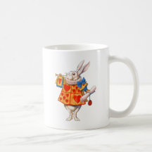 ALICE'S WHITE RABBIT MUG