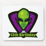 Alien 13th Birthday Gifts Mouse Pad