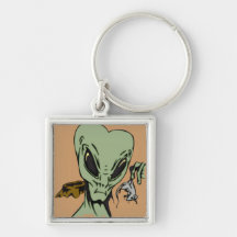 Alien Abductions Of Mice Key Chains