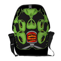 Alien Abductions Rickshaw Messenger Bag