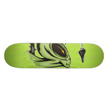 Alien and Airplane Skate Board