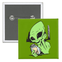 Alien and Human Baby Specimen Pins