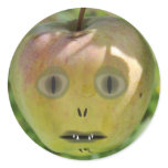 Alien Apple Stickers