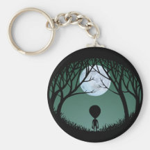 Alien Art Key Chain Extraterrestrial Gifts & Decor