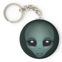 Alien Art Key Chain Extraterrestrial Gifts & Decor