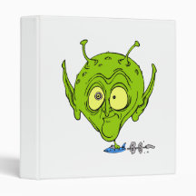 Alien avec l'UFO moteur principal géant
