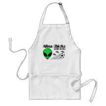Alien Chicks Aprons