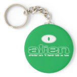 Alien Christian keychain/keyring