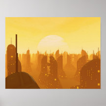 Alien City Print