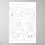 alien computer chip from the future clean line ver