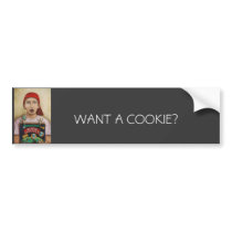 Alien Cookies finished painting Bumper Sticker