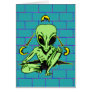 Alien Coverup Greeting Card