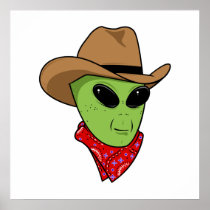Alien Cowboy Posters