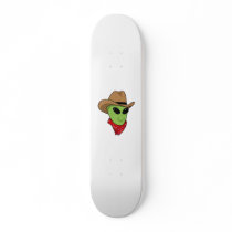 Alien Cowboy Custom Skateboard