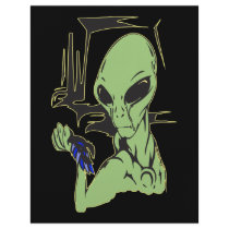 Alien Cries Over Dead Bird Full Color Flyer