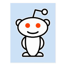 Alien de Reddit Carte Postale