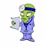 Alien Doctor Cut Outs