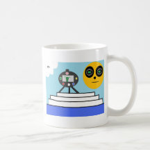 Alien Driftin On Ice Coffee Mugs