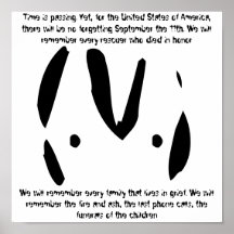 Alien emoticon 9/11 quotes print