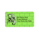Alien Enslaves Humans Custom Address Label