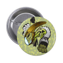 Alien Extraterrestrial Life Pinback Button