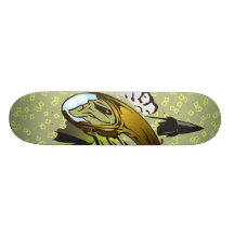 Alien Extraterrestrial Life Skate Board