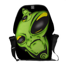 Alien Eyes Rickshaw Messenger Bag