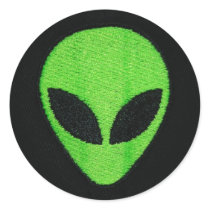 Alien face (stickers)