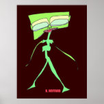 Alien Fashion Model Print
