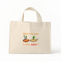 Alien Fender Bender Tote Bag
