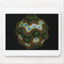 Alien Fractal Ball Mouse Pad