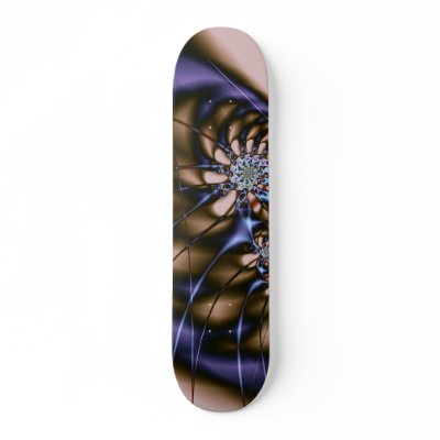 Alien Fractal Skateboard Deck by fractalshop