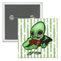 Alien Gambler Buttons